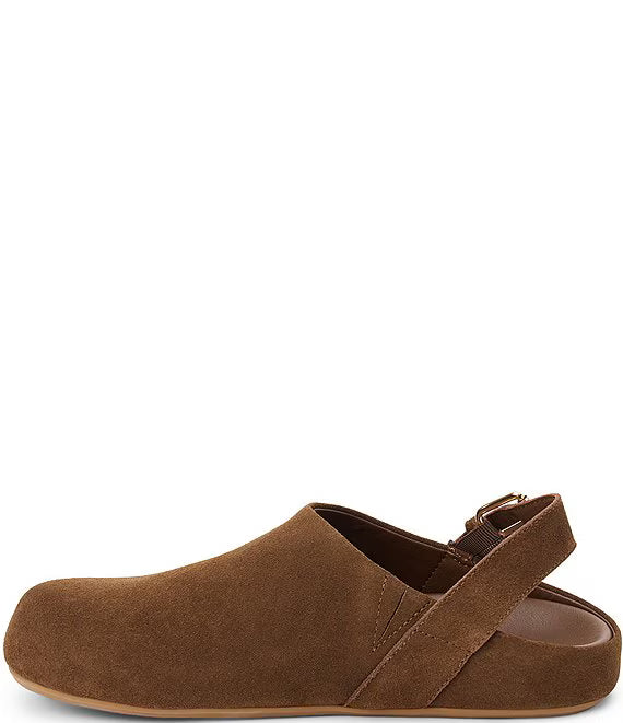 Otto Suede Slingback Shoe - Chocolate