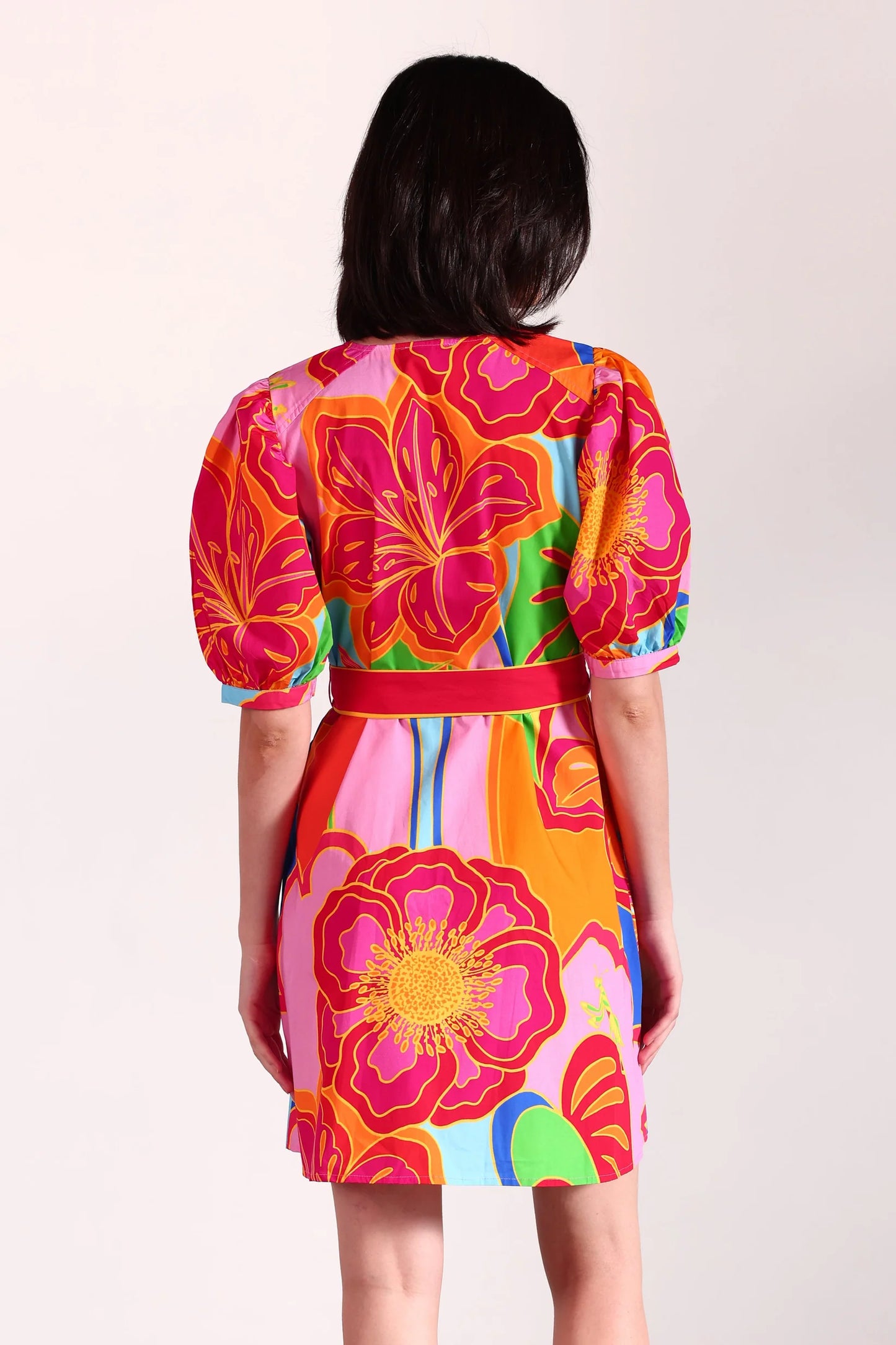 Skyla Dress - Big Florals