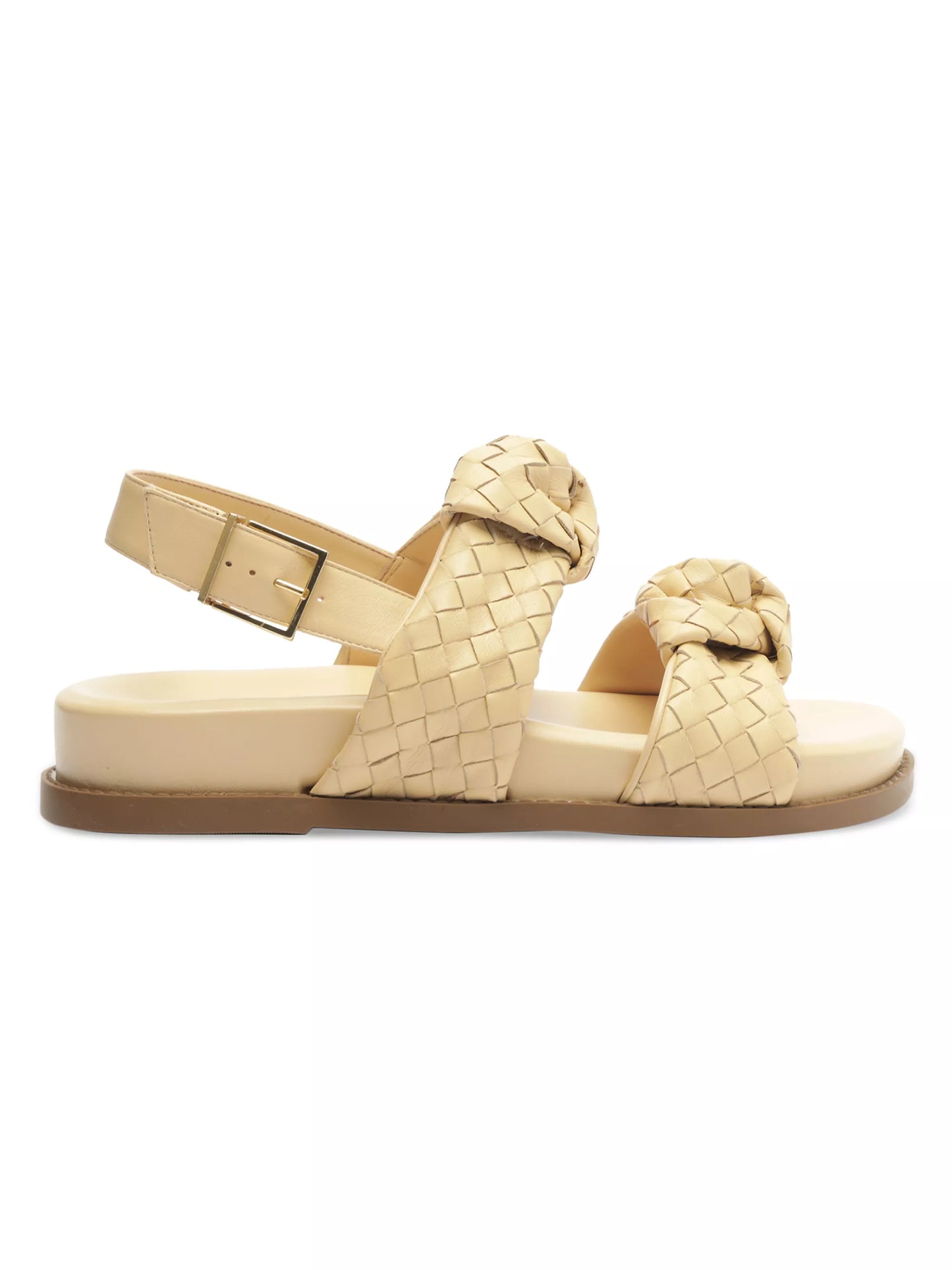 Schutz Kareena Knot Sporty Sandal - Natural Nibs