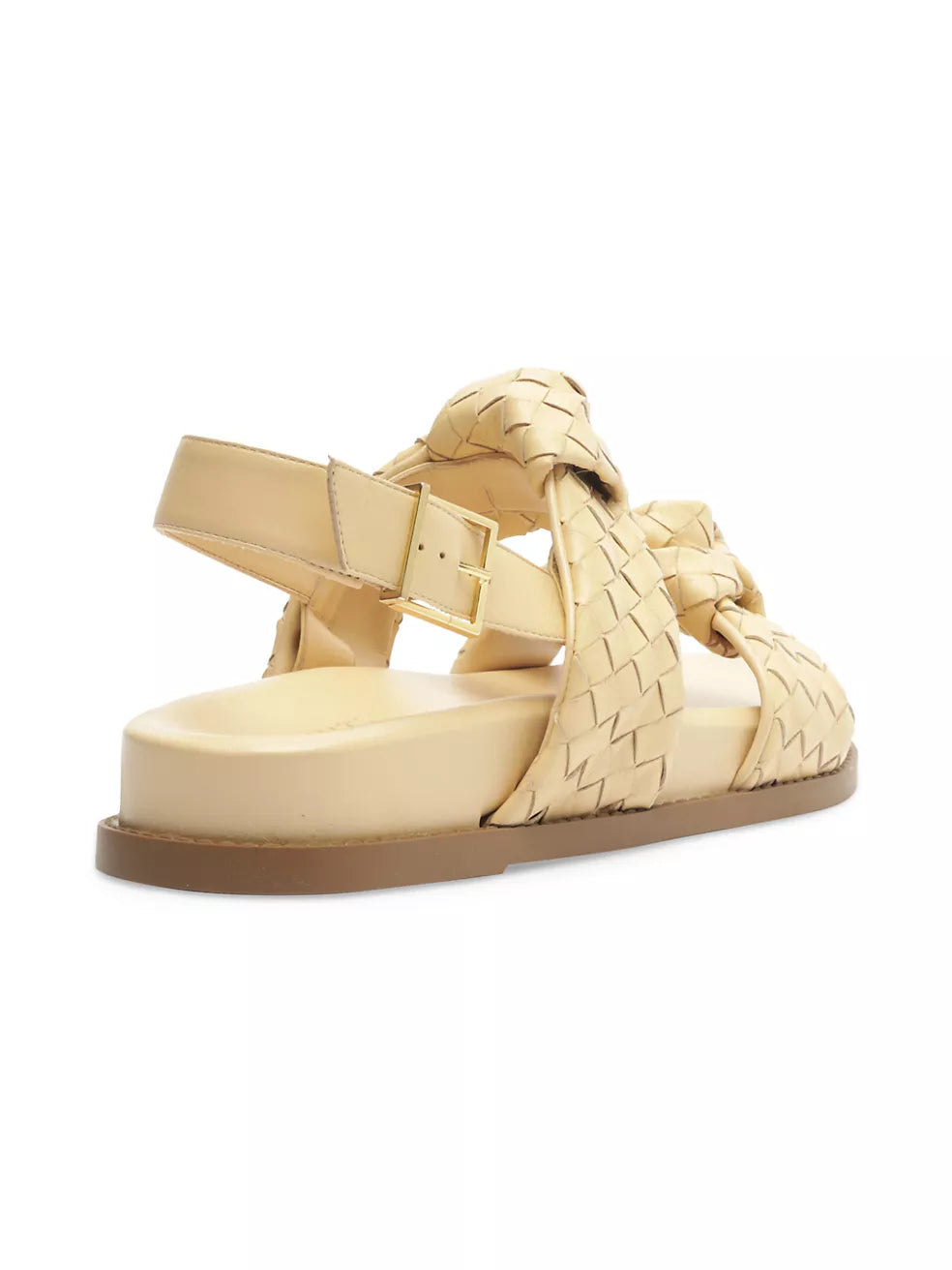Schutz Kareena Knot Sporty Sandal - Natural Nibs
