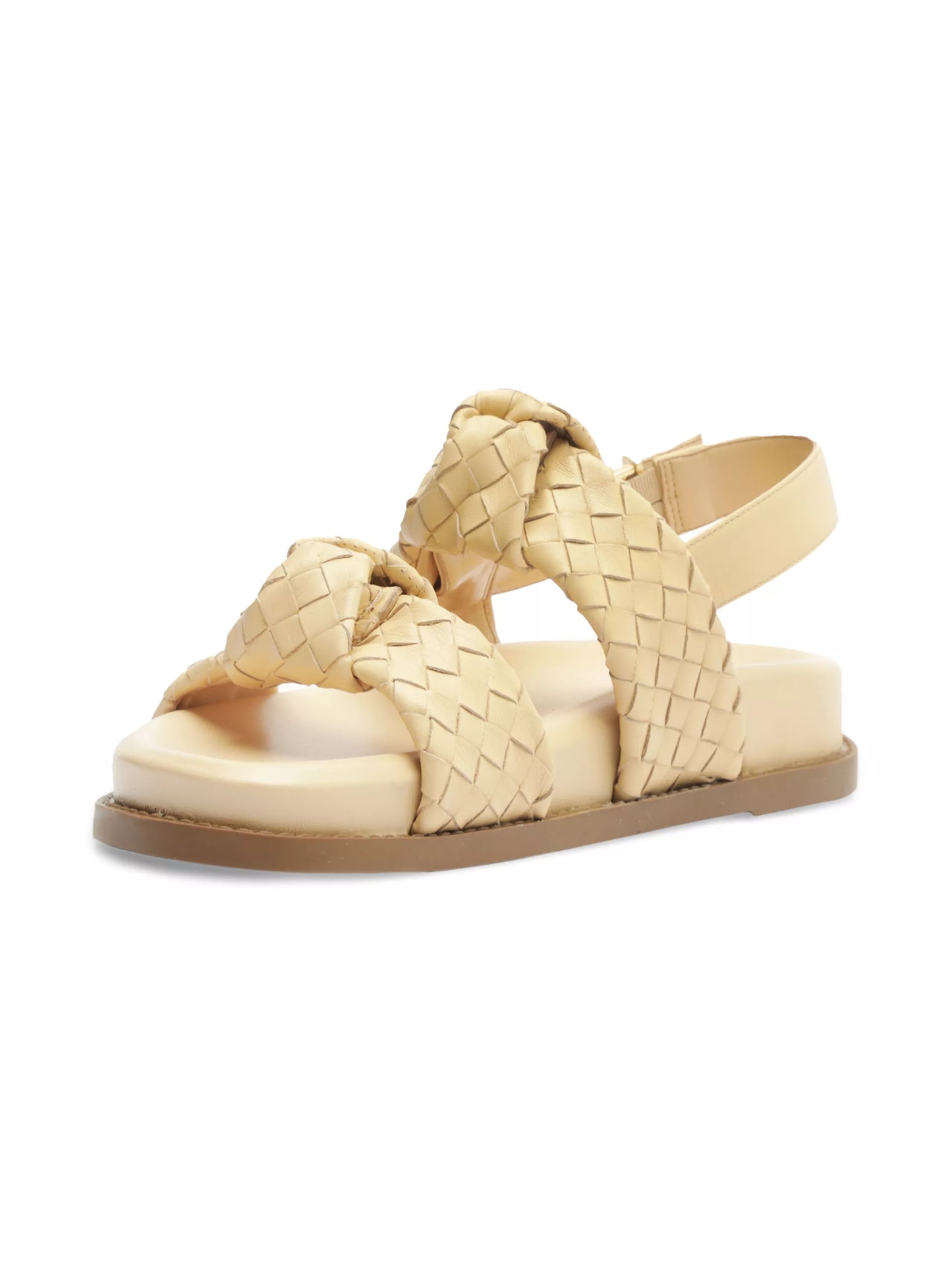 Schutz Kareena Knot Sporty Sandal - Natural Nibs