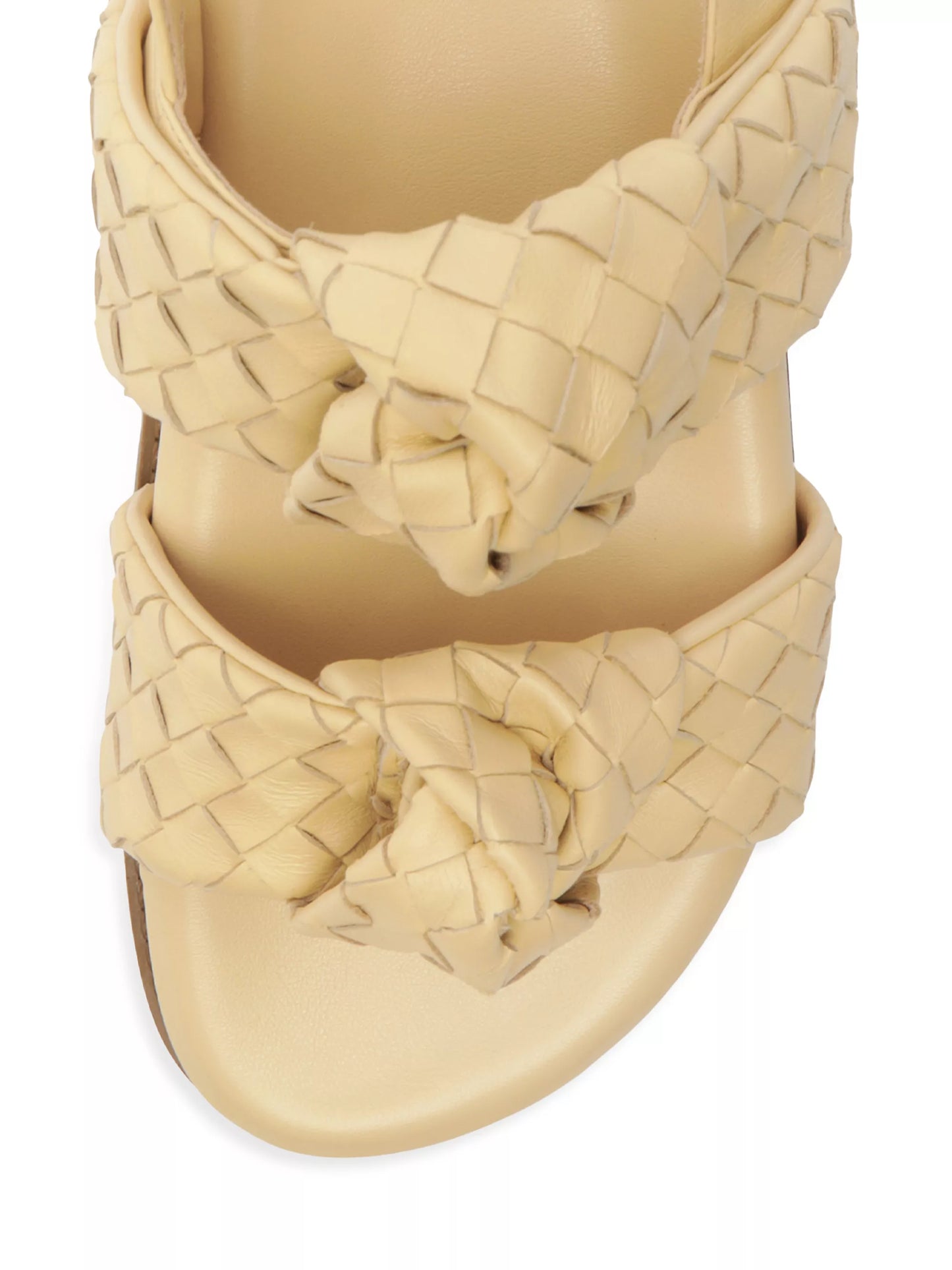Schutz Kareena Knot Sporty Sandal - Natural Nibs