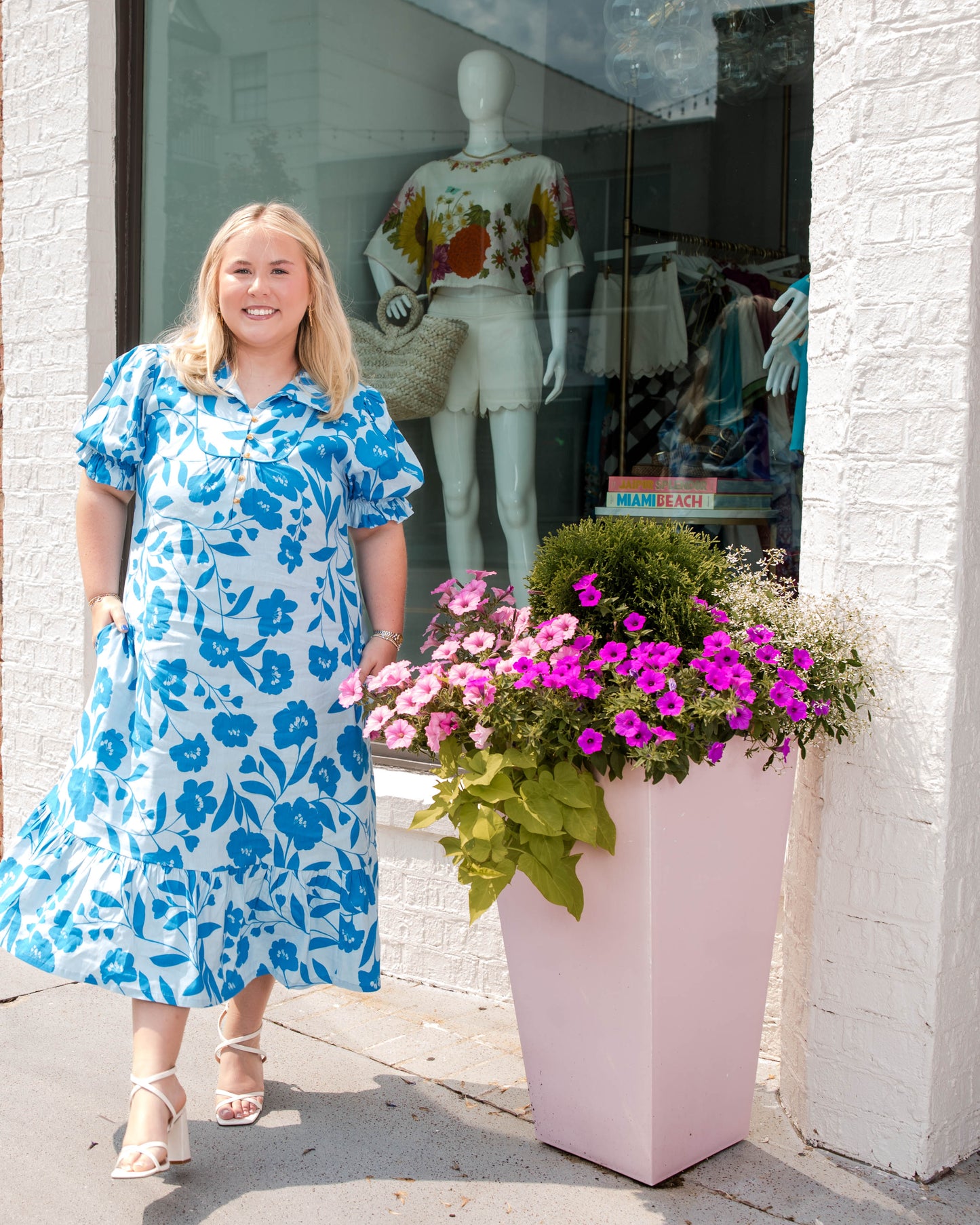 Priestly Dress - Delphinium