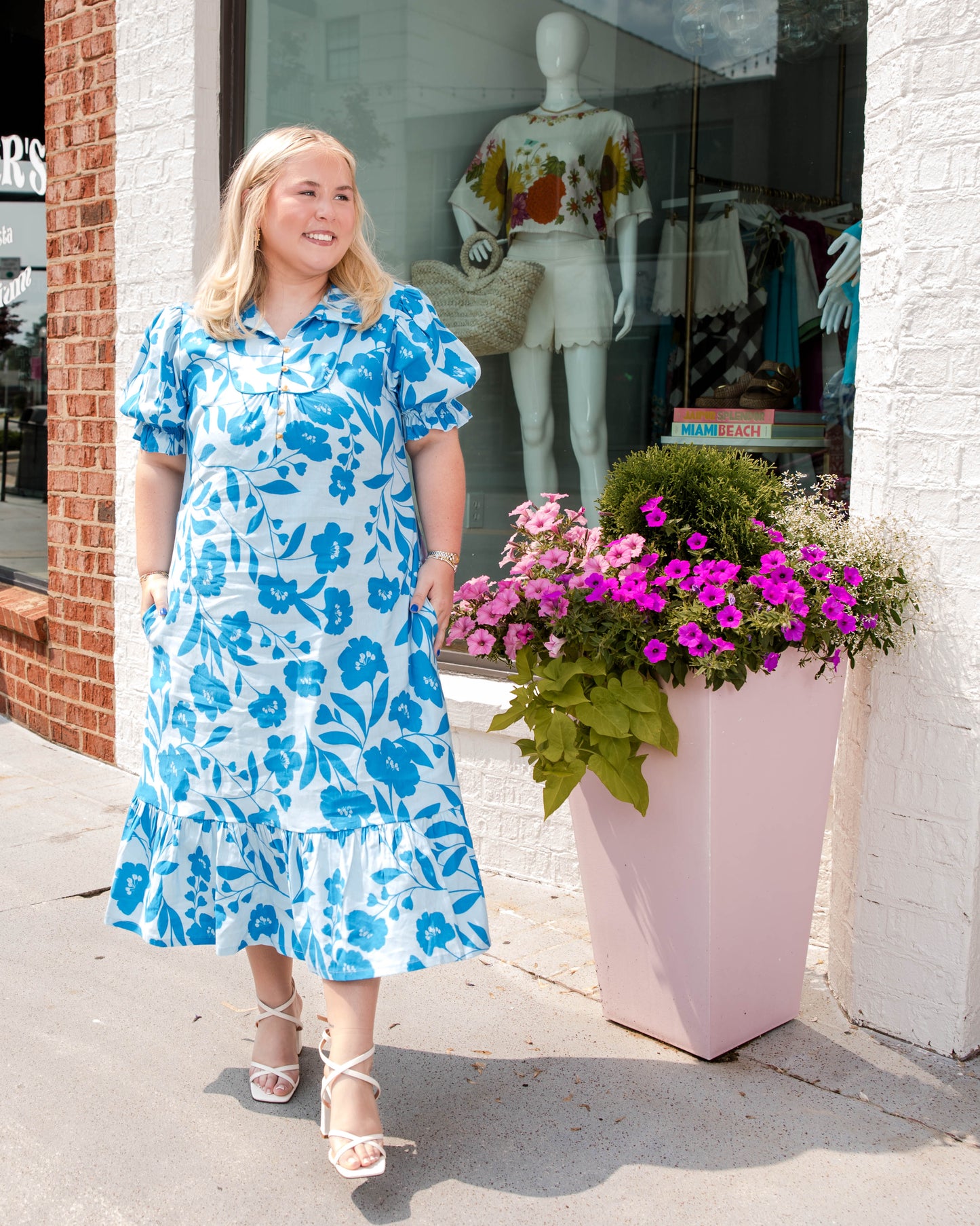 Priestly Dress - Delphinium