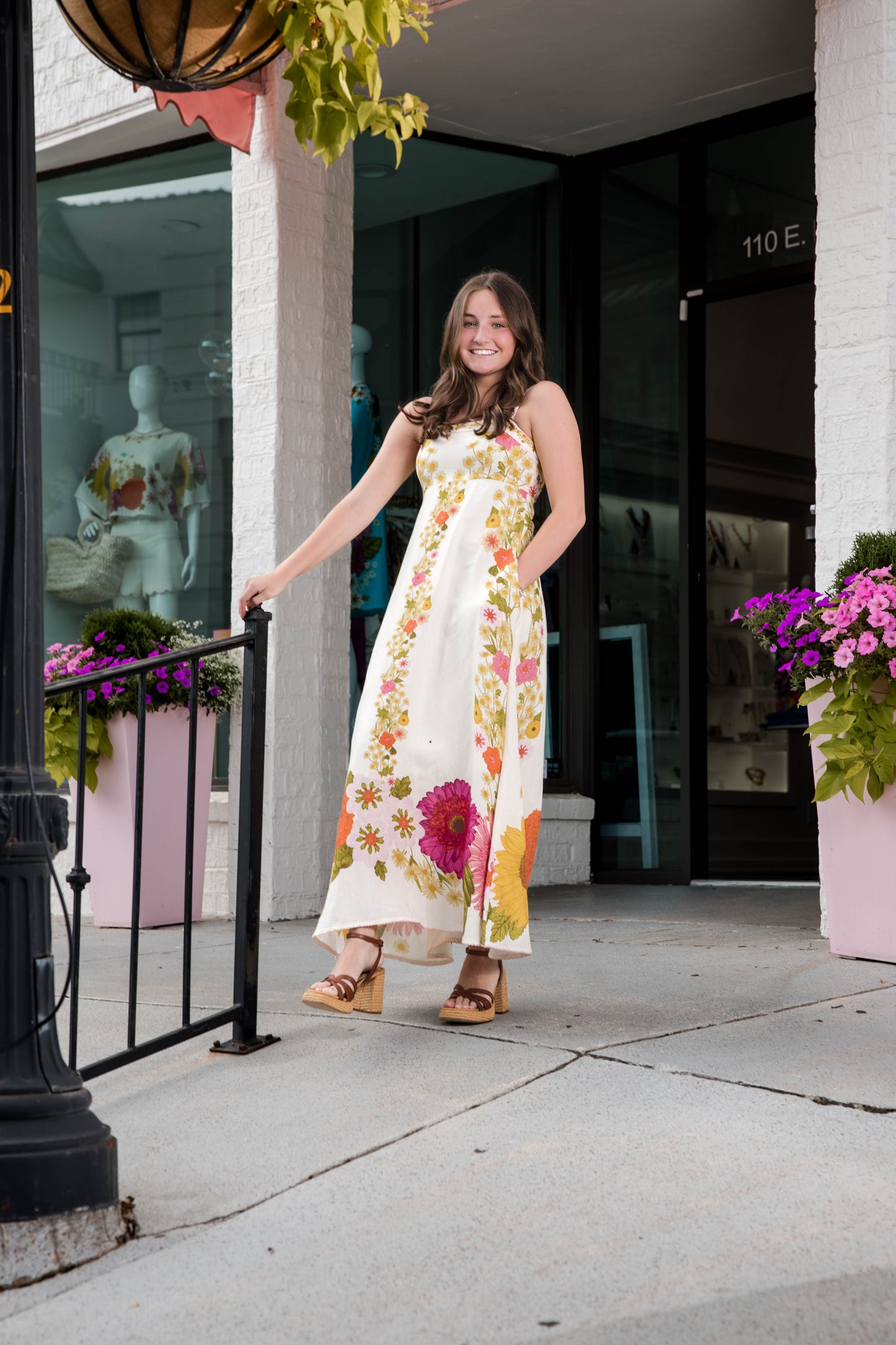 Annalisa Dress - Wildflower Ivory