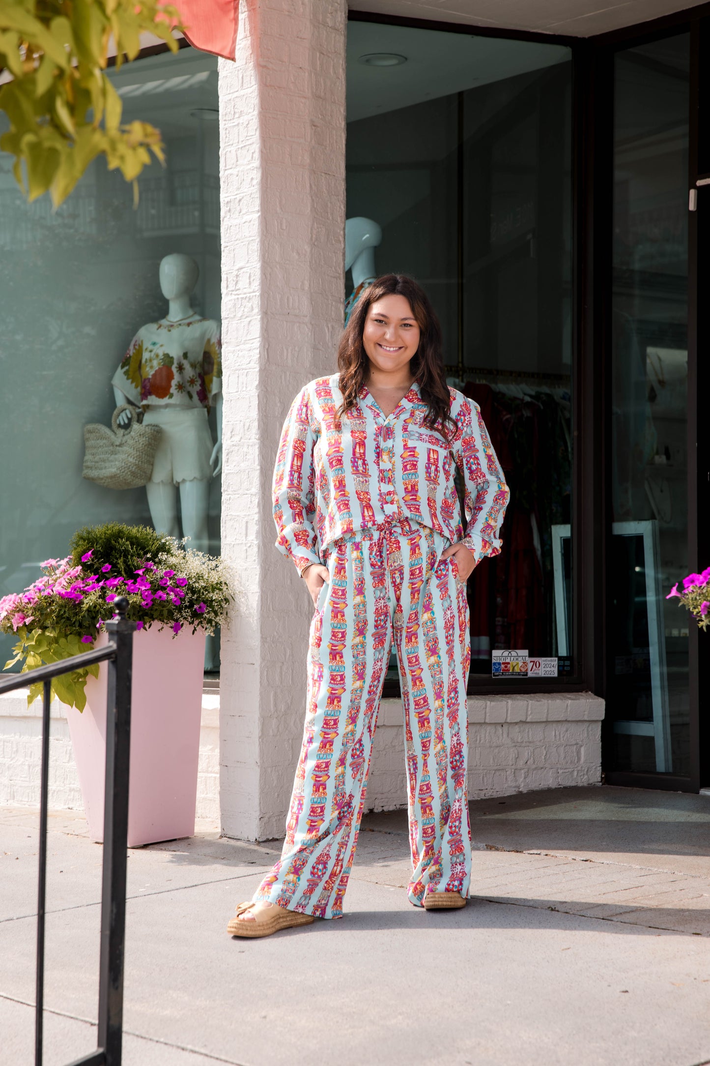 Emily McCarthy Slumber Pant - Iconic Iris