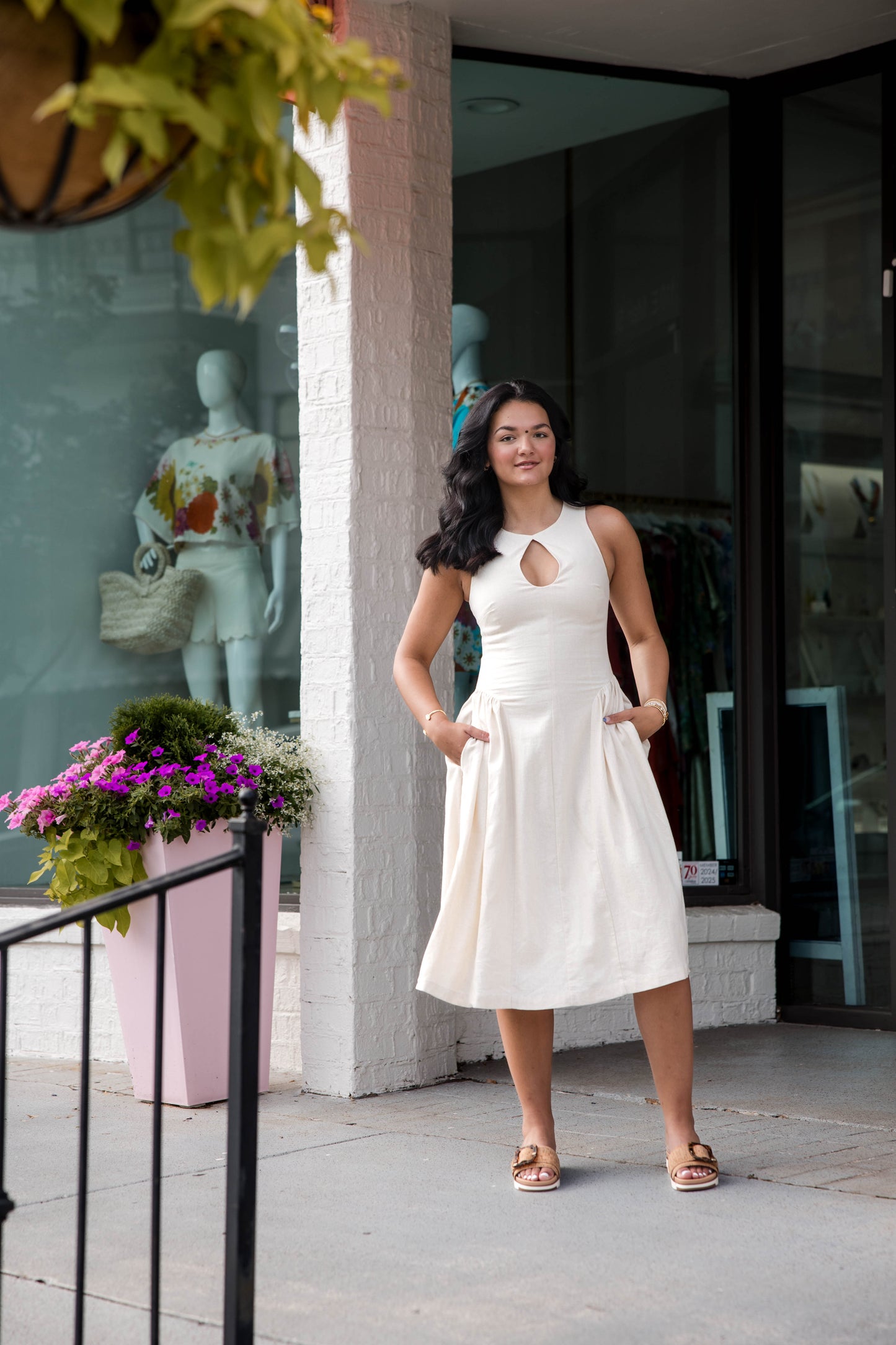 Everleigh Dress - Natural