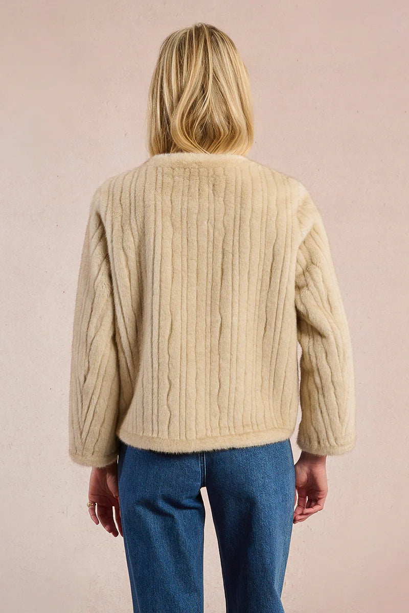 Fur Jacket - Beige