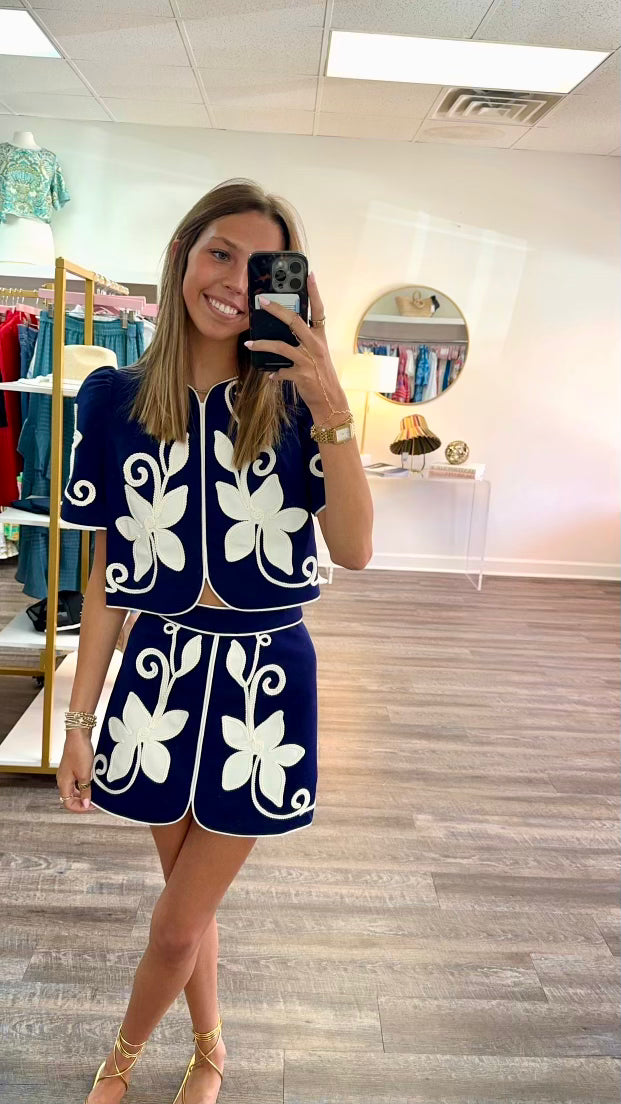 Beeson Top - Navy