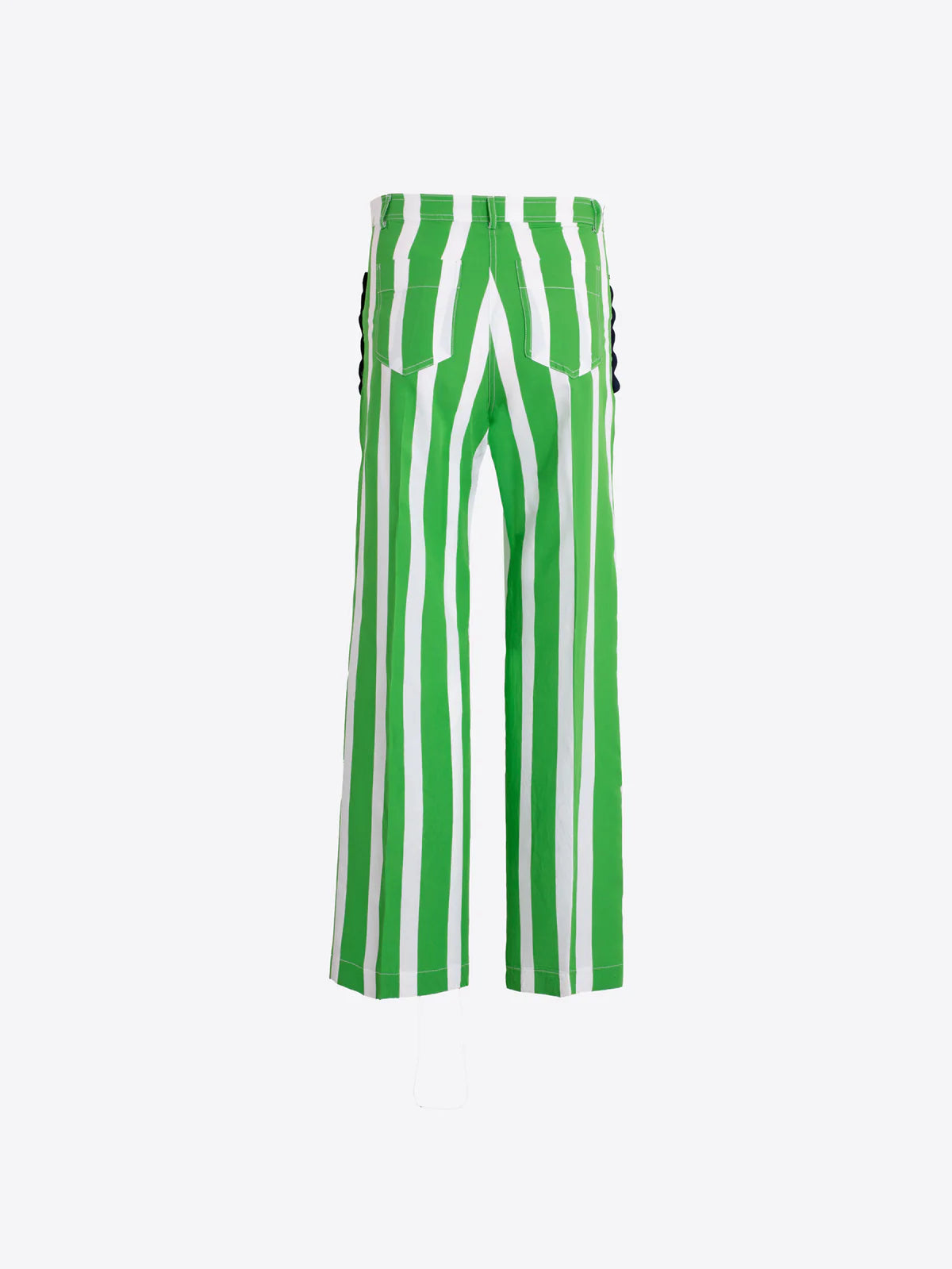 Striped Sailor Pants - Green