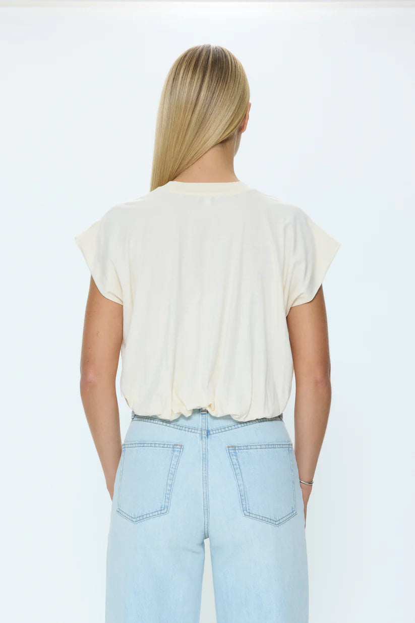 Millie Bubble Tee Shirt - Le Blanc