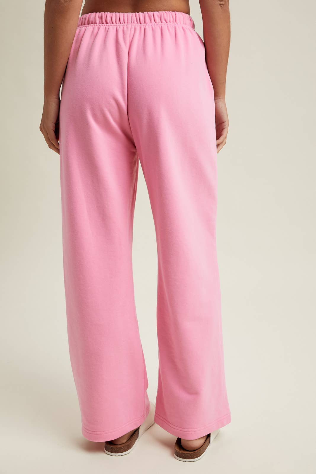 Knit Pants with Drawstring - Punch