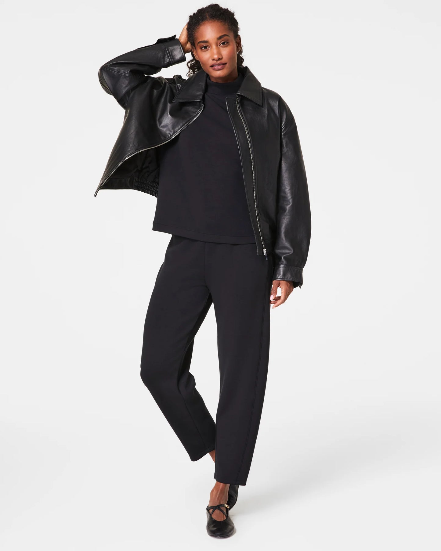 Spanx AirEssentials Barrel Leg Pant - Very Black