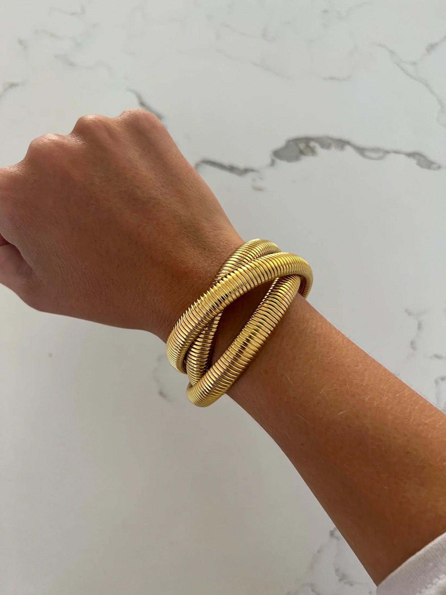 Triple Emma Bracelet - Gold