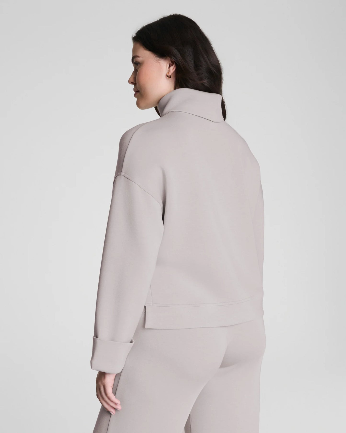 Spanx AirEssentials Turtleneck Top - French Grey