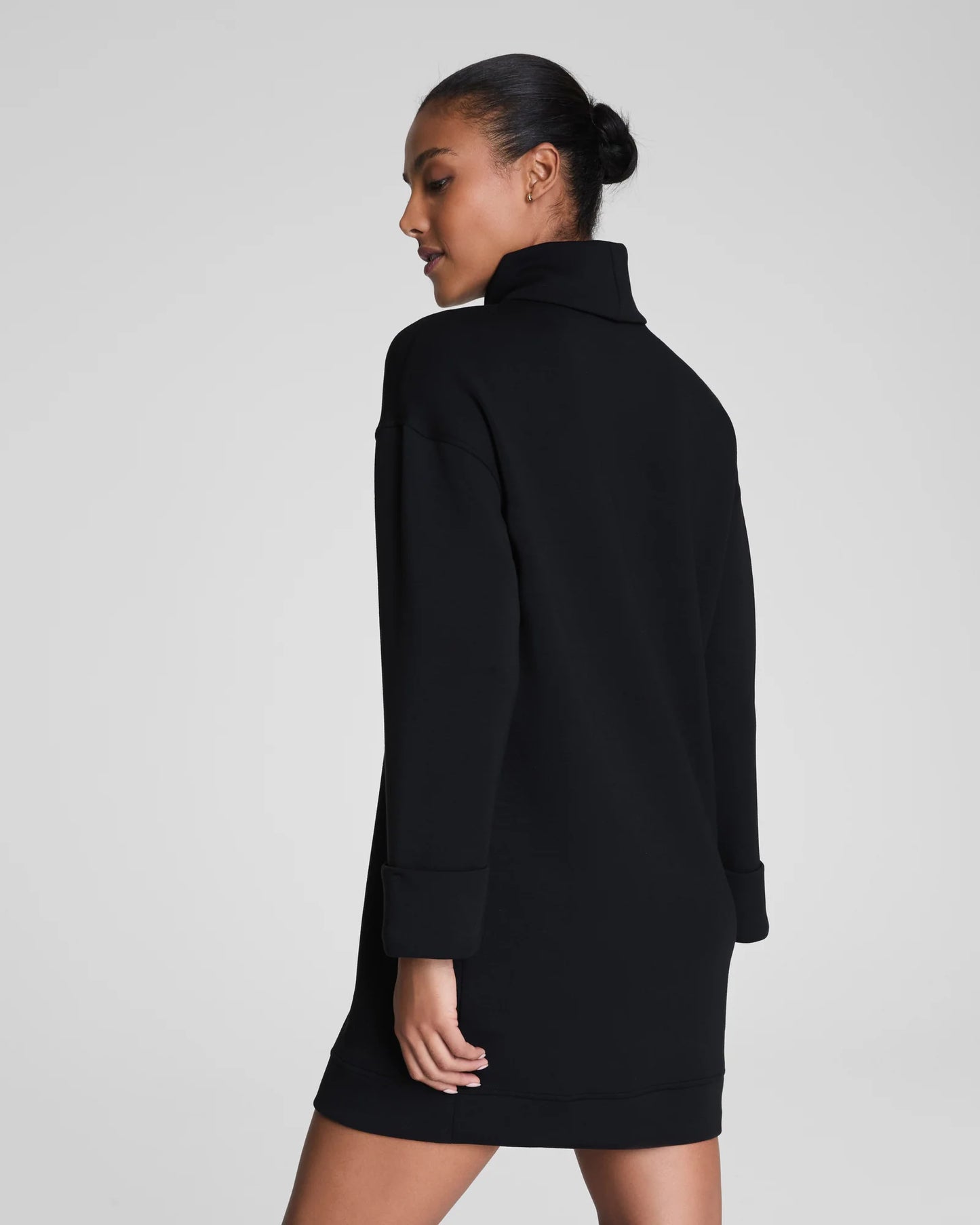Spanx AirEssentials Turtleneck Dress - Very Black