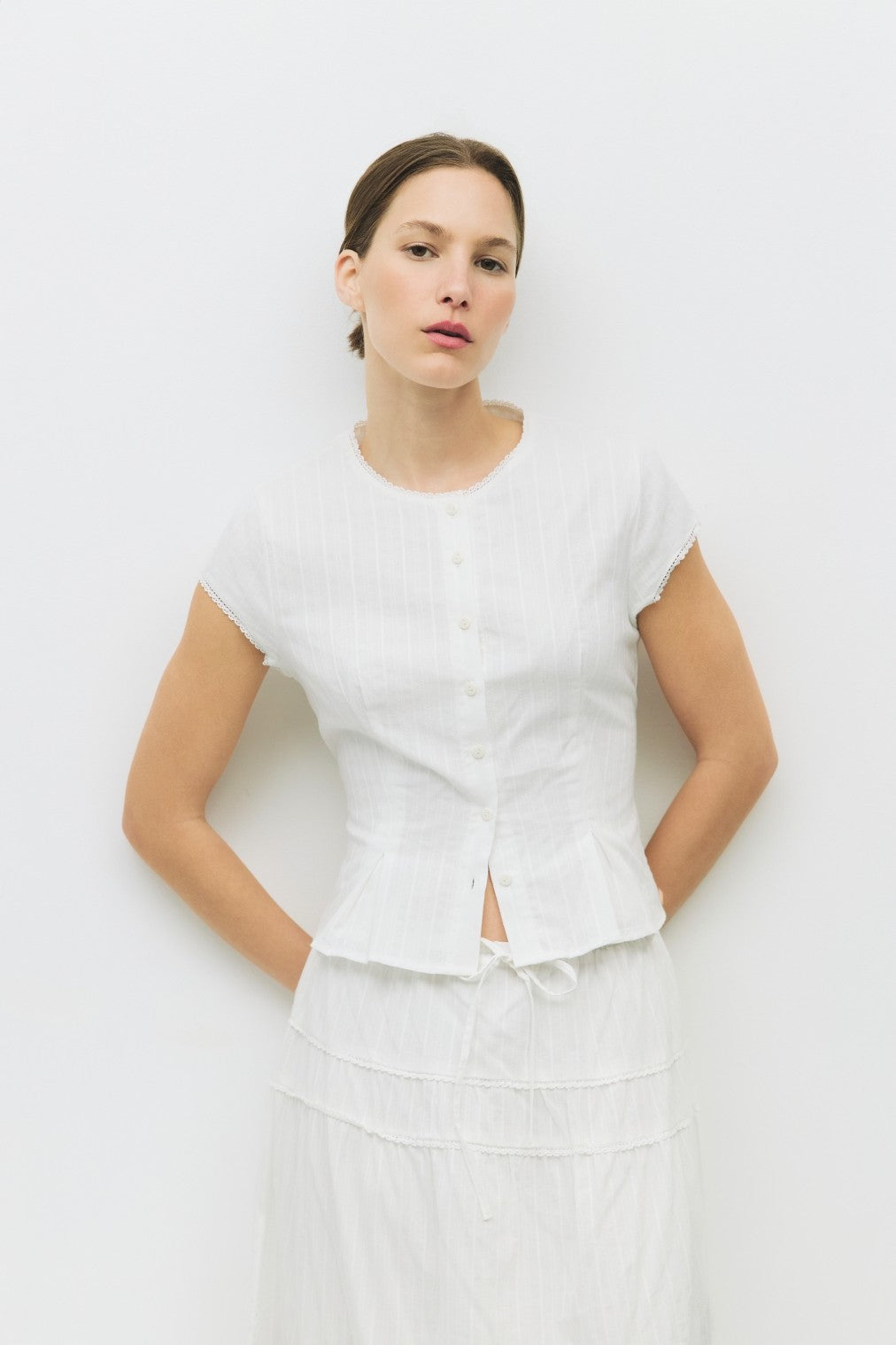 The Keaton Top - White