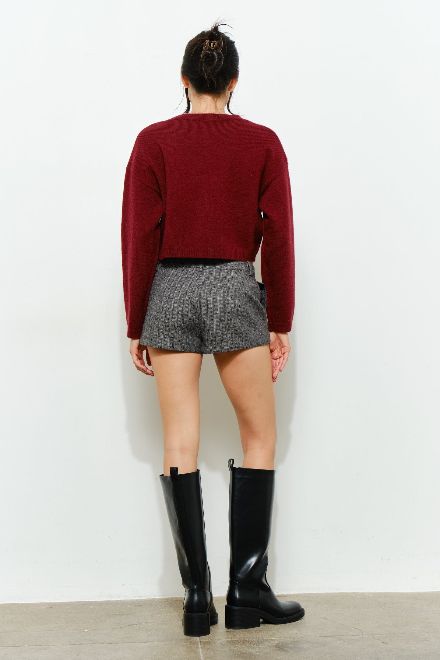 Mandy Martini Sweater - Burgundy