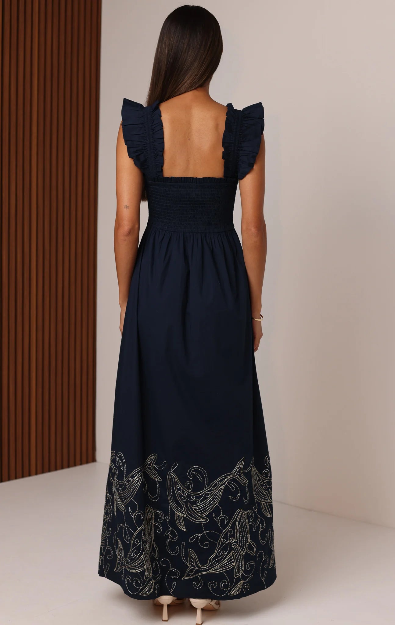Polly Maxi Dress - Dancing Whales