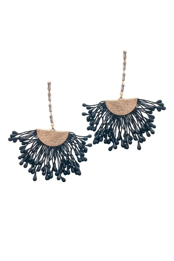 Audrey Earrings - Black