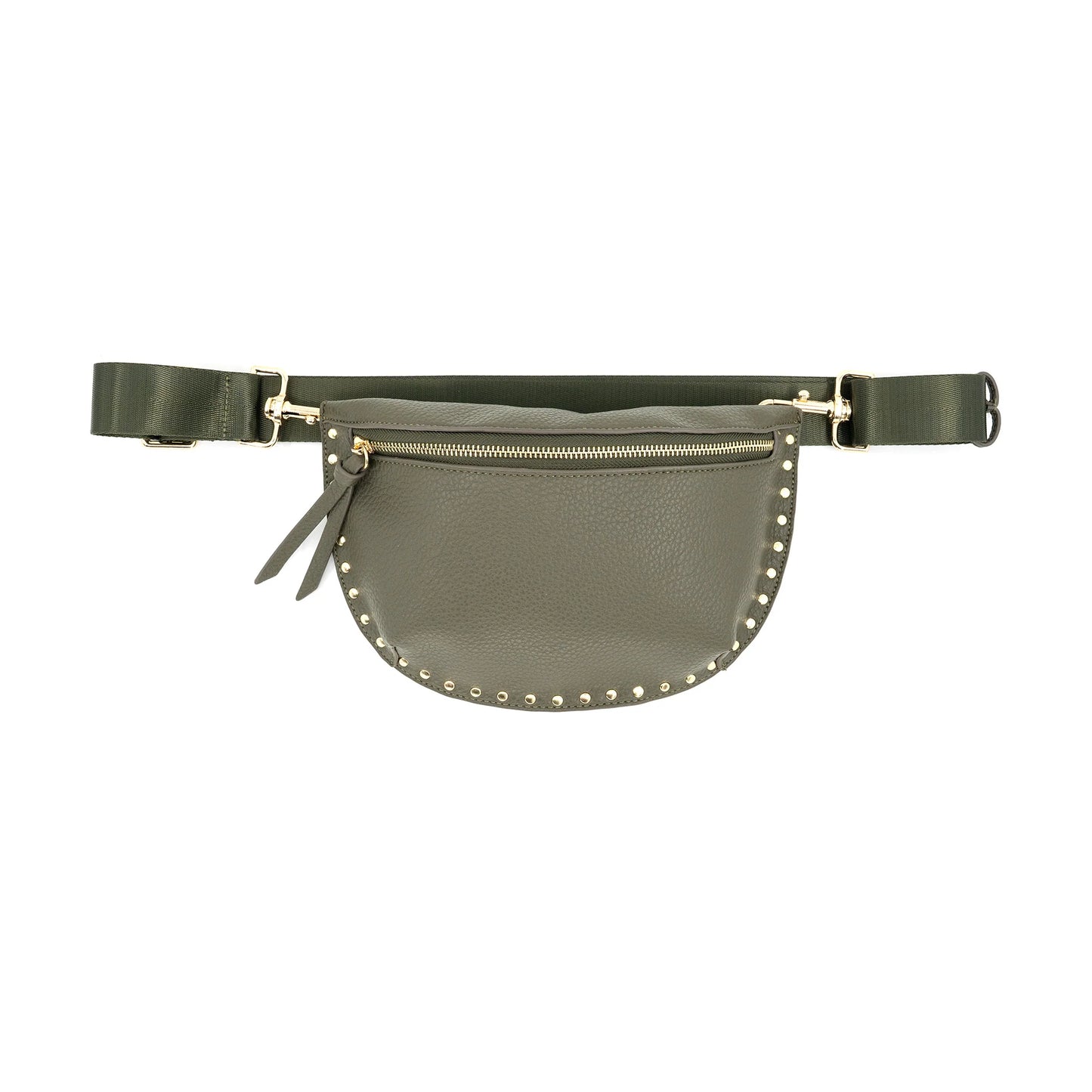 Fanny Pack with Studs - Olive