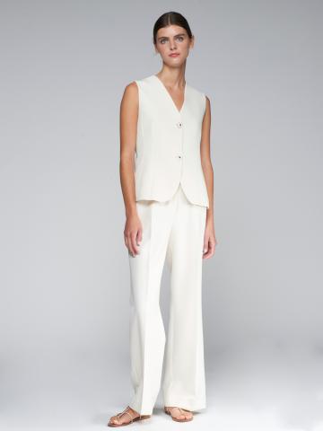 Eleanor Vest - White