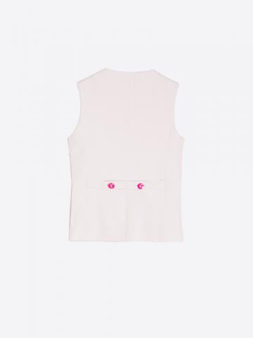 Eleanor Vest - White