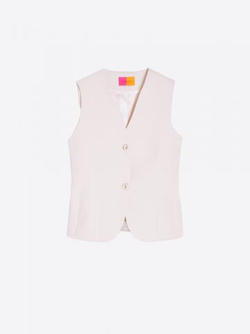 Eleanor Vest - White
