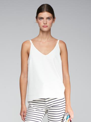 Zina Tank Top - White