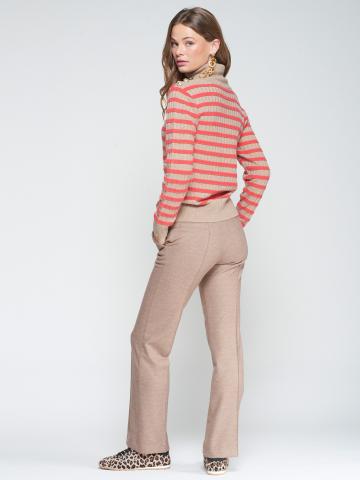 Carla Pant - Diagonal Beige