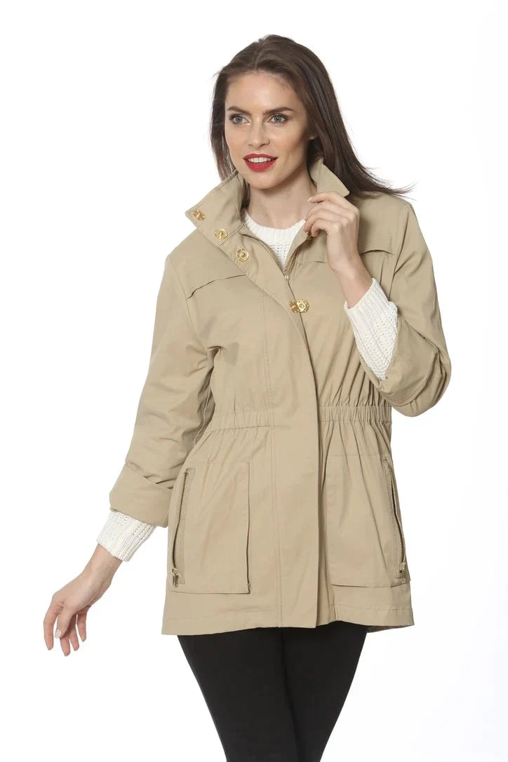 Tess Rain Jacket - Khaki
