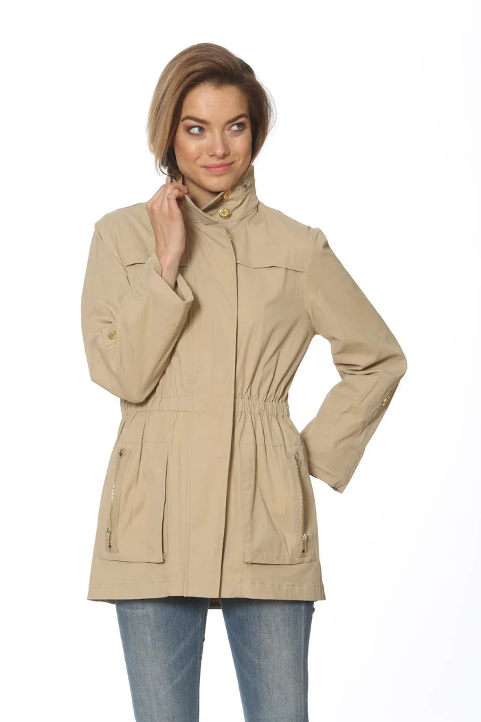 Tess Rain Jacket - Khaki