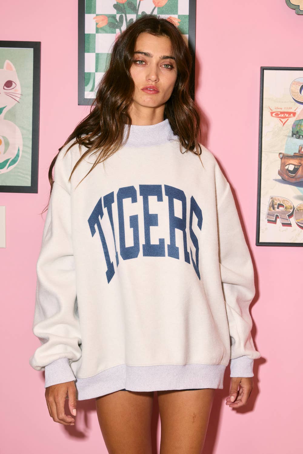Auburn Reversible Sweatshirt - Heather Grey