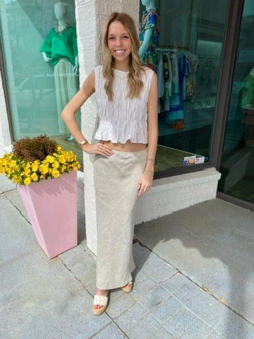 The Andie Skirt - Beige