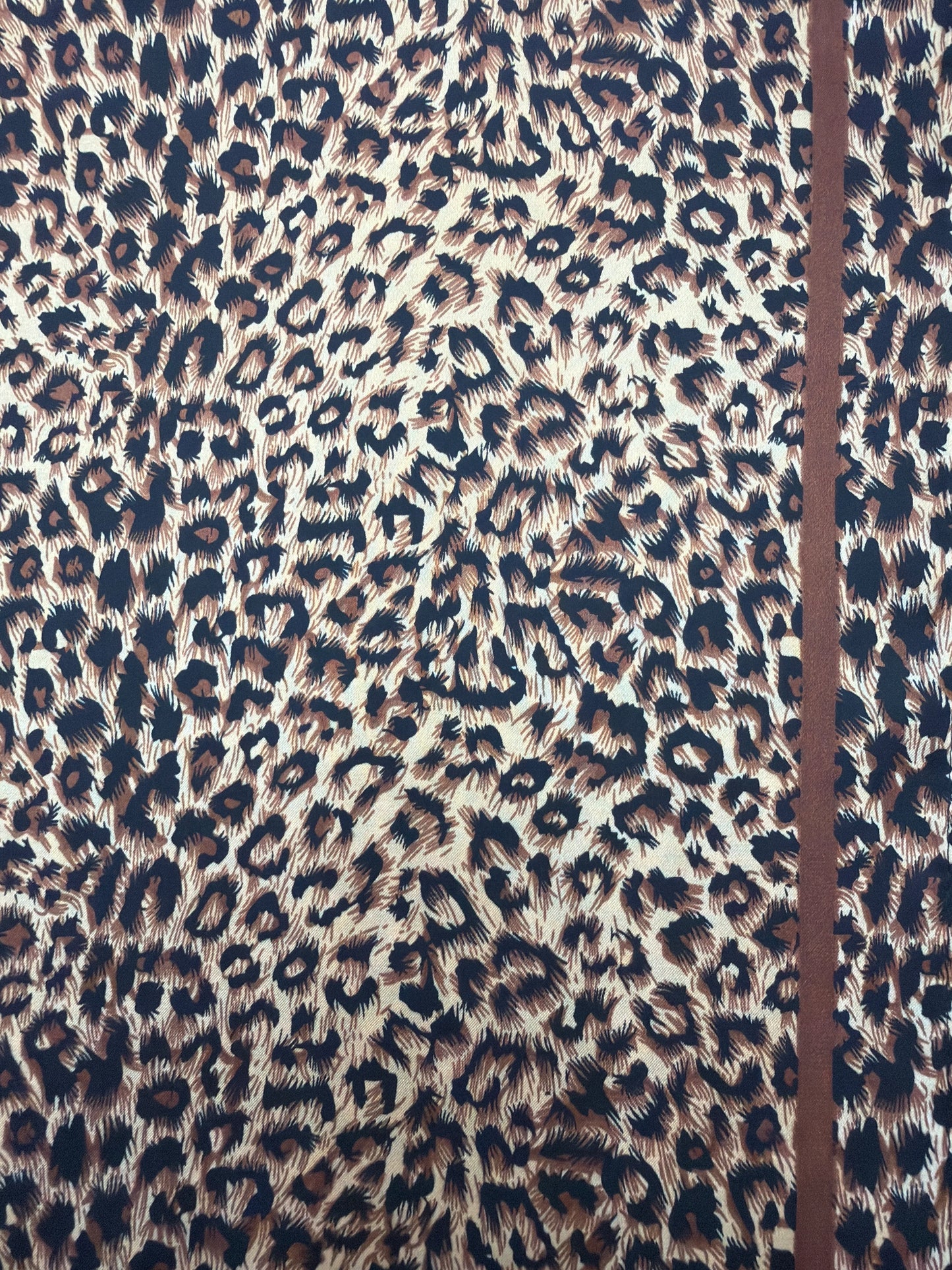 Chic Leopard Pattern Scarf - Brown