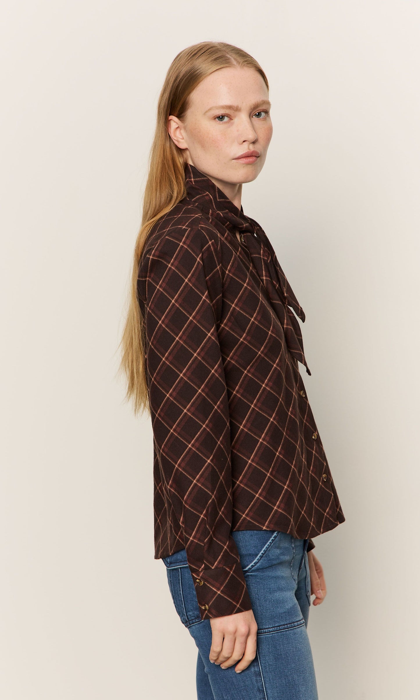 AUTUMN PLAID BLOUSE