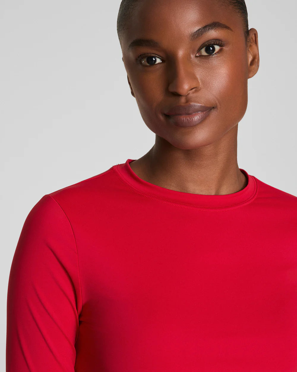 Spanx Activate Long Sleeve Top - Spanx Red