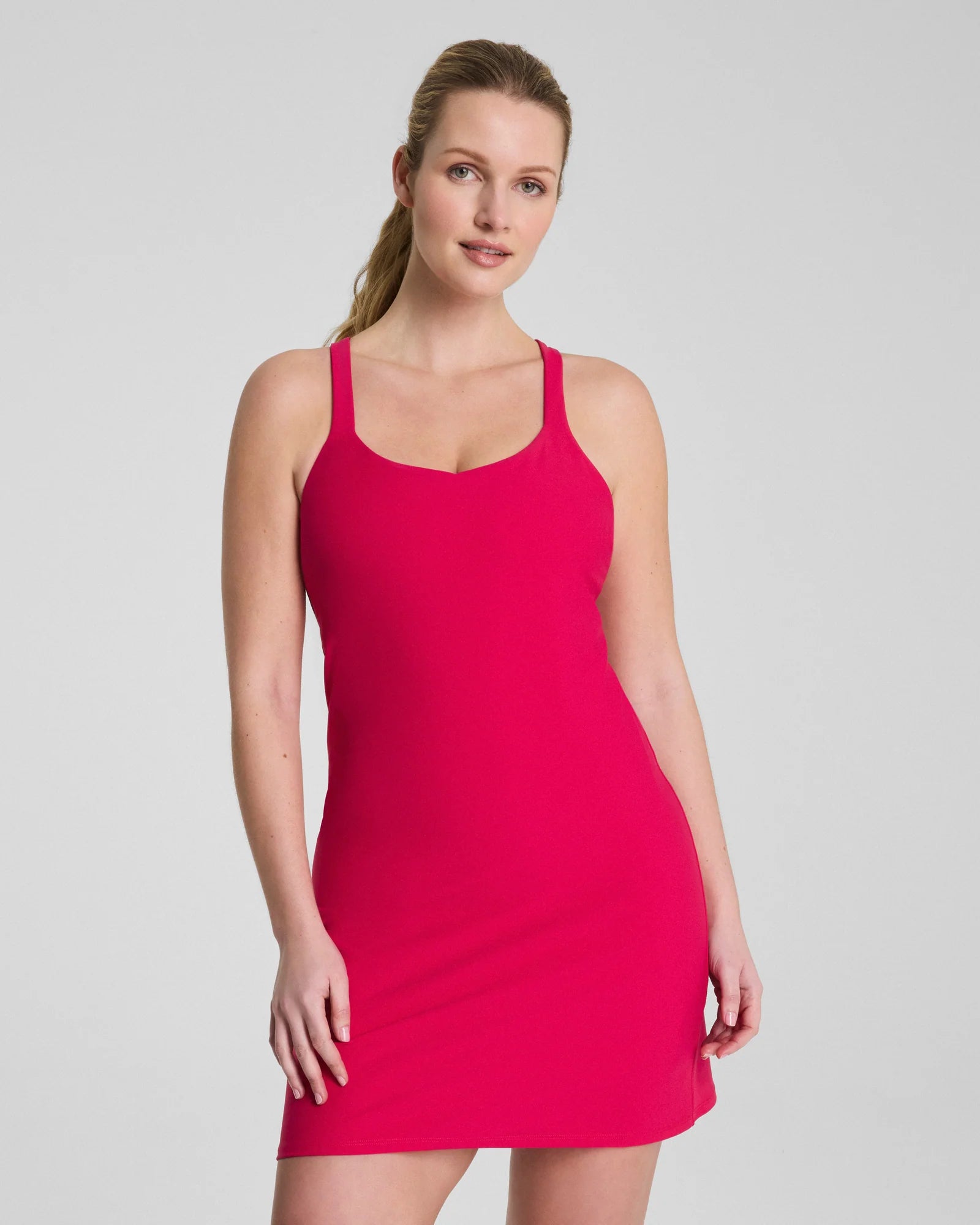 Spanx BoostUp Strappy Back Dress - Fuchsia | Blossom Boutique | Albertville, AL
