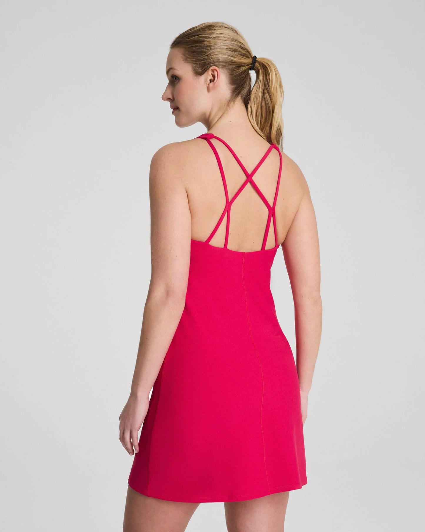 Spanx BoostUp Strappy Back Dress - Fuchsia