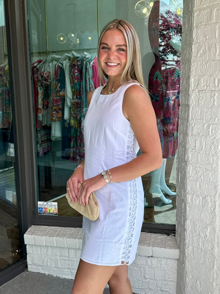 Aimee Dress - White