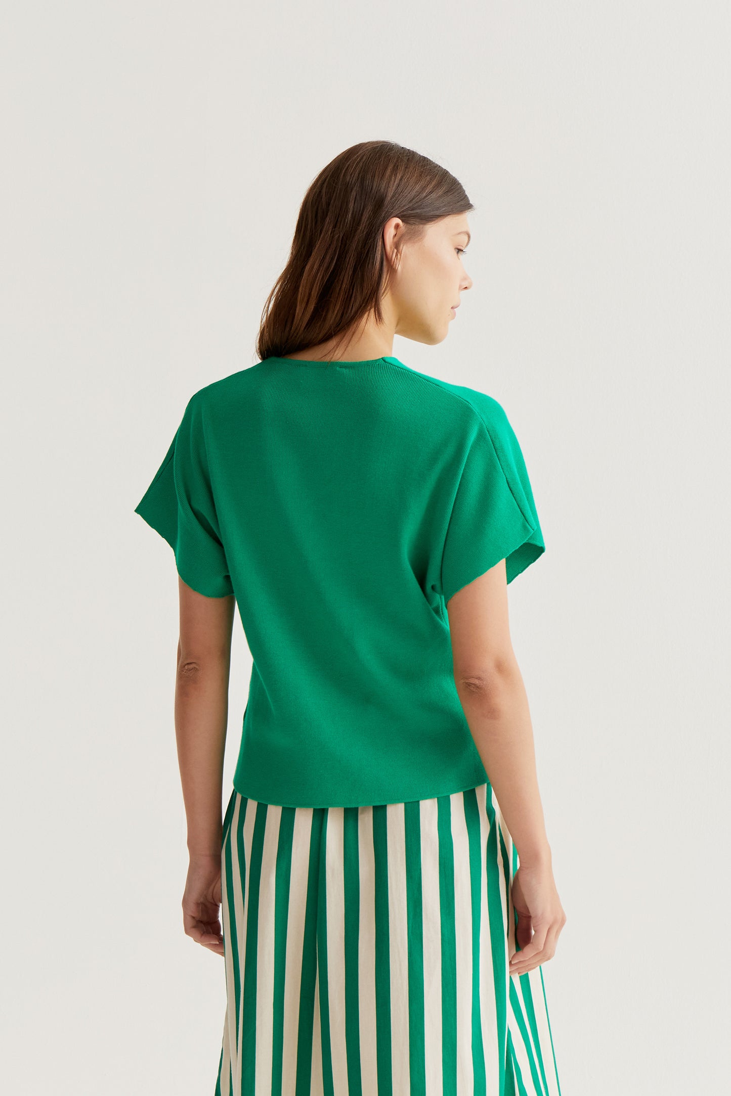 Dot Cardigan - Green