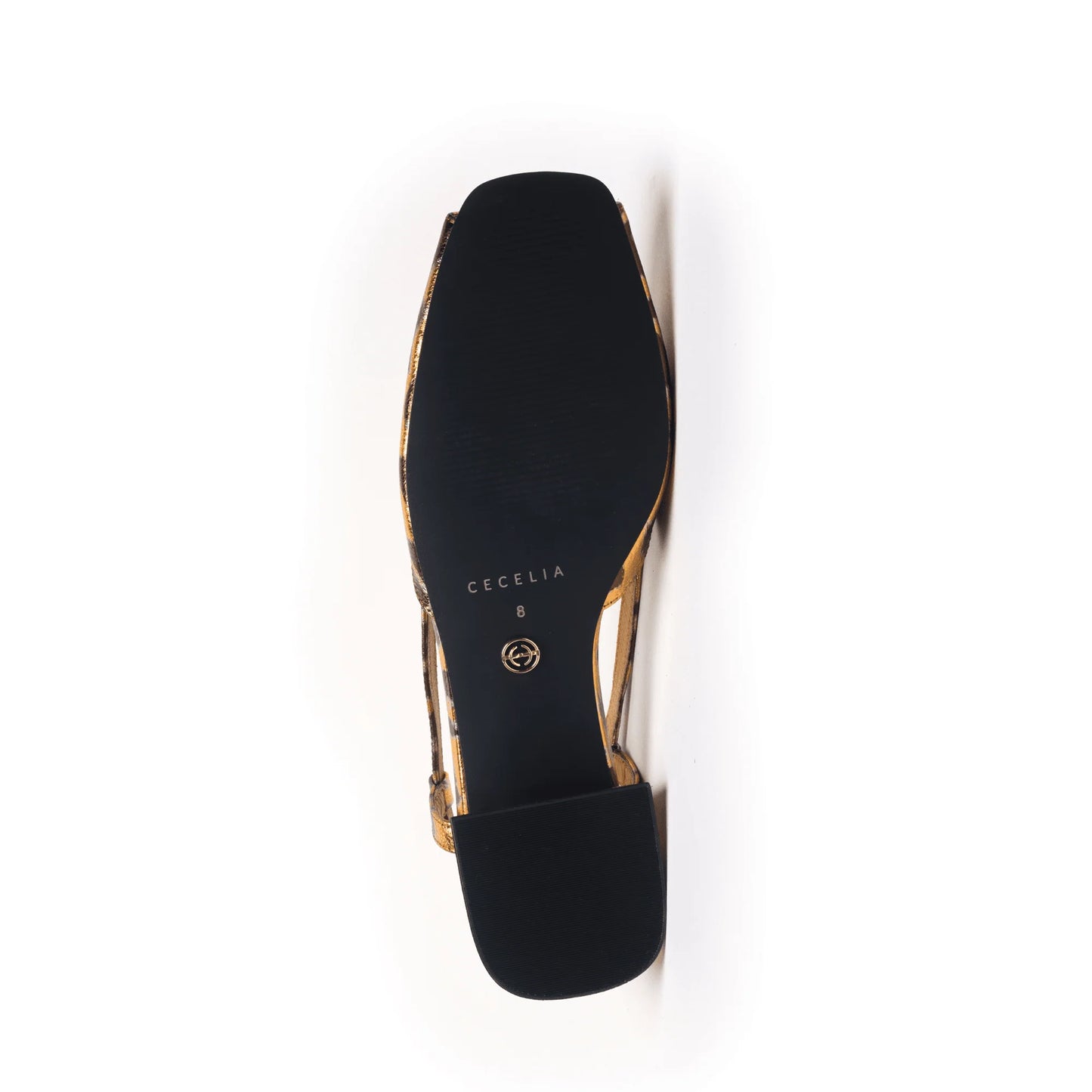 Monty Slingback Shoe - Gold Leopard