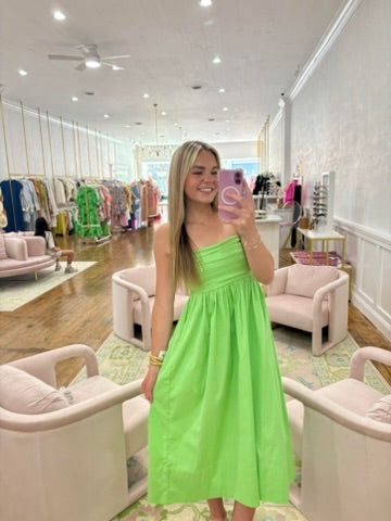 Madeline Midi Dress - Pistachio