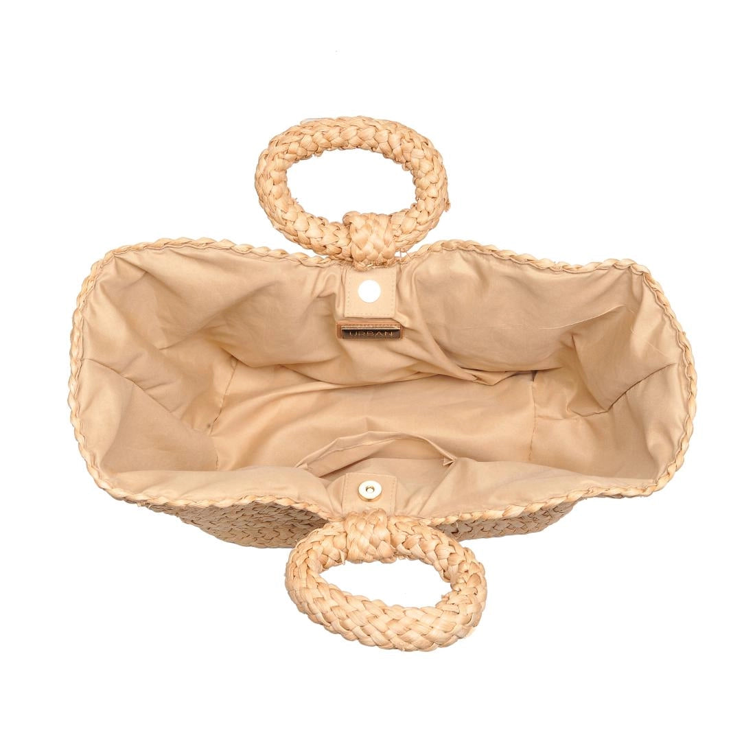 Edith Ring Handle Tote - Natural