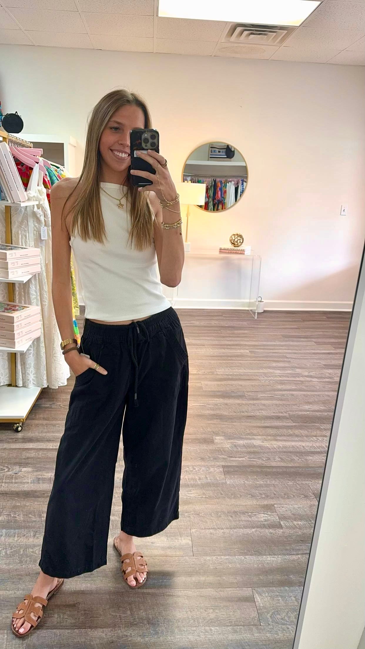 Free People Easy Peasy Pull On Jean - Black