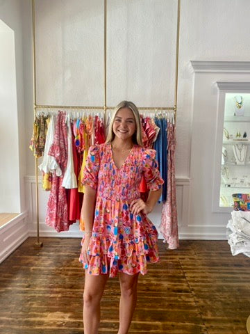 Alex Dress - Pink Chantilly