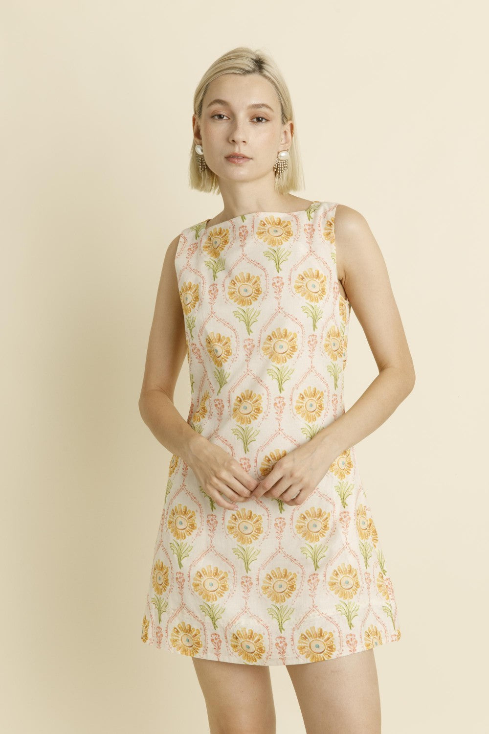 Floral Mini Dress - Floral