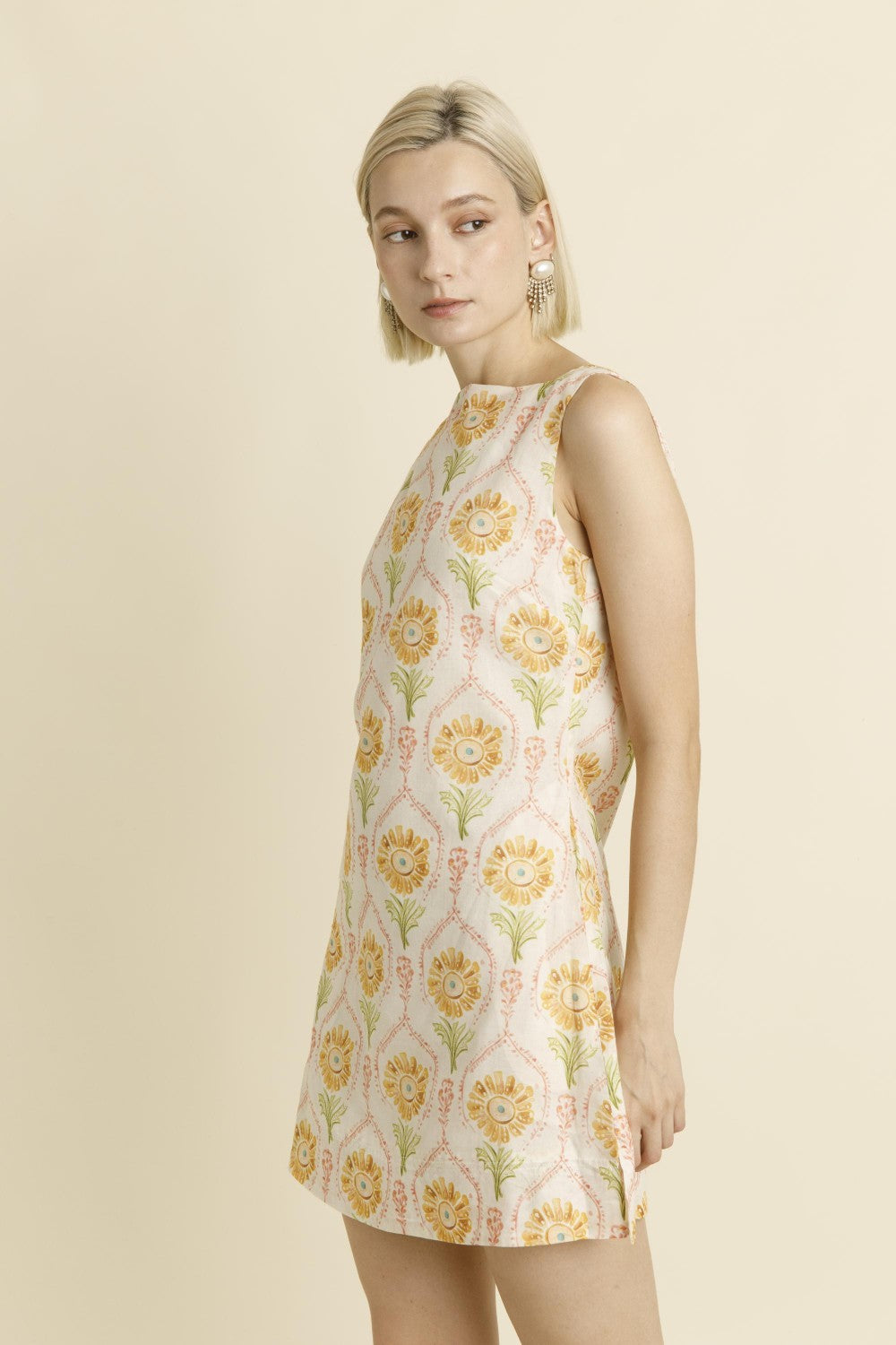 Floral Mini Dress - Floral