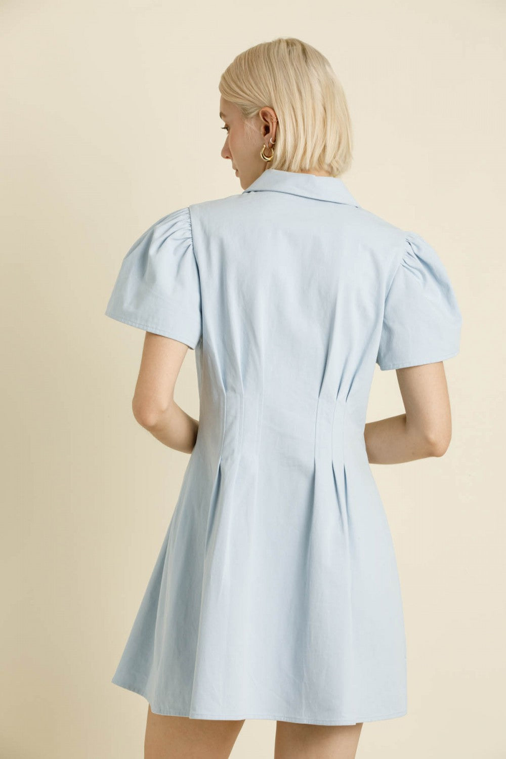 Utility Mini Dress - Blue