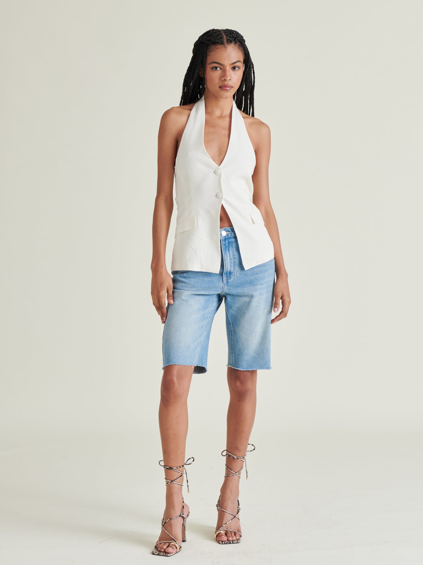 Brielle Vest - Ivory